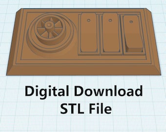 Sci-Fi / Star Wars Greeblie Cosplay Accent Piece - Digital STL File v2