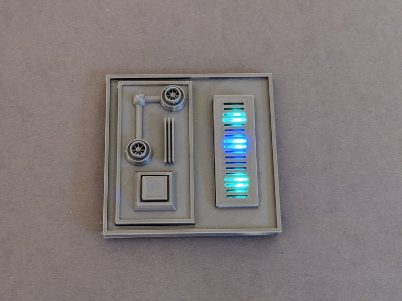 LED Animated Star Wars Greeblie Plate Kit v3 USB and 9V Powered image 7