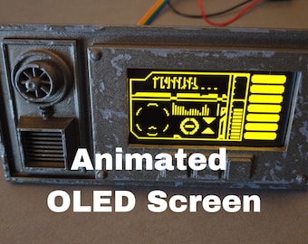 Star Wars OLED Screen Greeblie - Large 2.42" - Perfect For Cosplay / Costume /  Display Projects