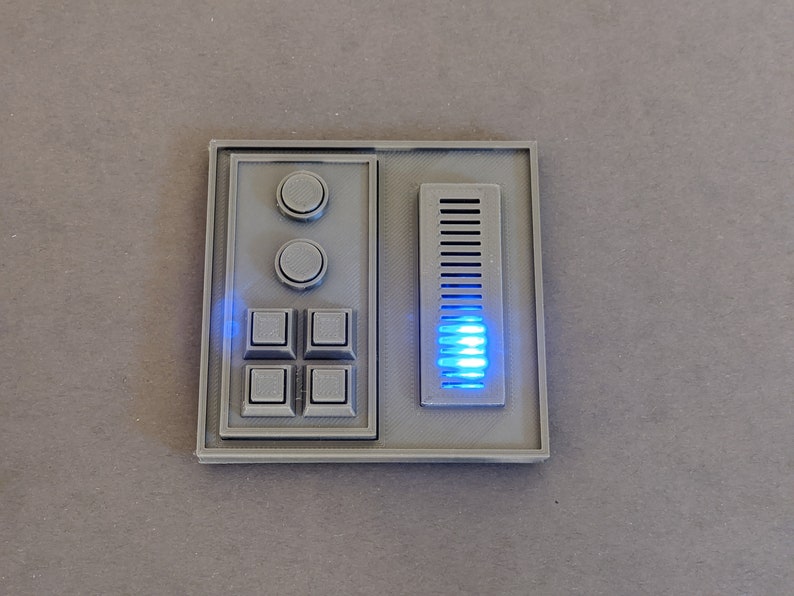 LED Animated Star Wars Greeblie Plate Kit v3 USB and 9V Powered image 8