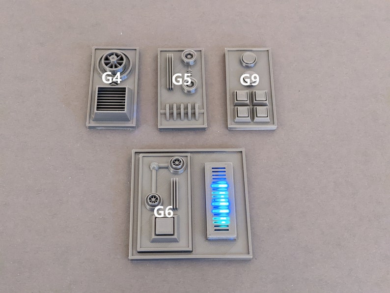 LED Animated Star Wars Greeblie Plate Kit v3 USB and 9V Powered image 6