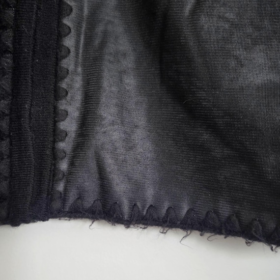 Y2K Graffiti Black Patchwork Full Zip Sweater Jac… - image 6