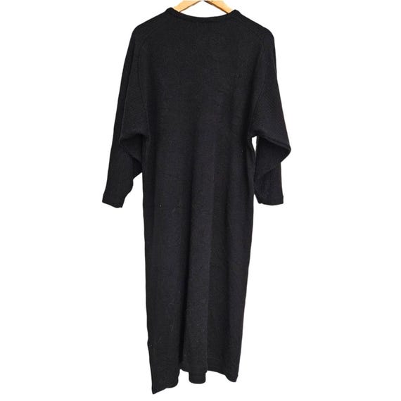 ladies black sweater dress Toasty Times Black Long Sleeve Two-Piece Sweater Dress