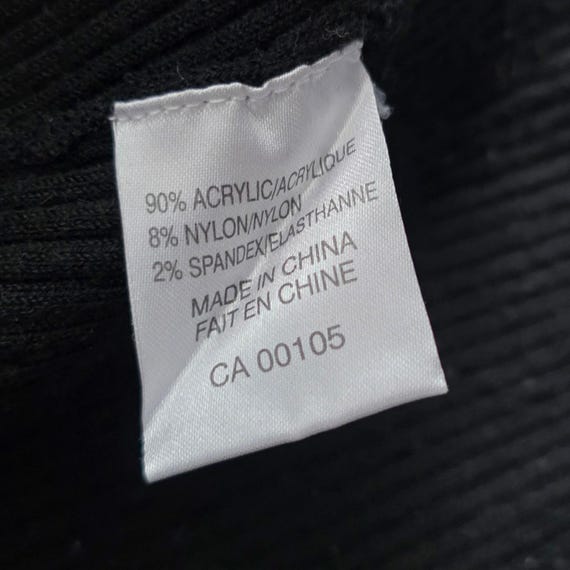 Y2K Graffiti Black Patchwork Full Zip Sweater Jac… - image 9