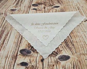 Personalisiertes Stofftaschentuch
