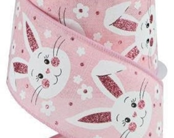 Lavender White Valentine Ribbon Red RGA163413 Wired 1.5 X 10 YD Hearts With Stripe Border