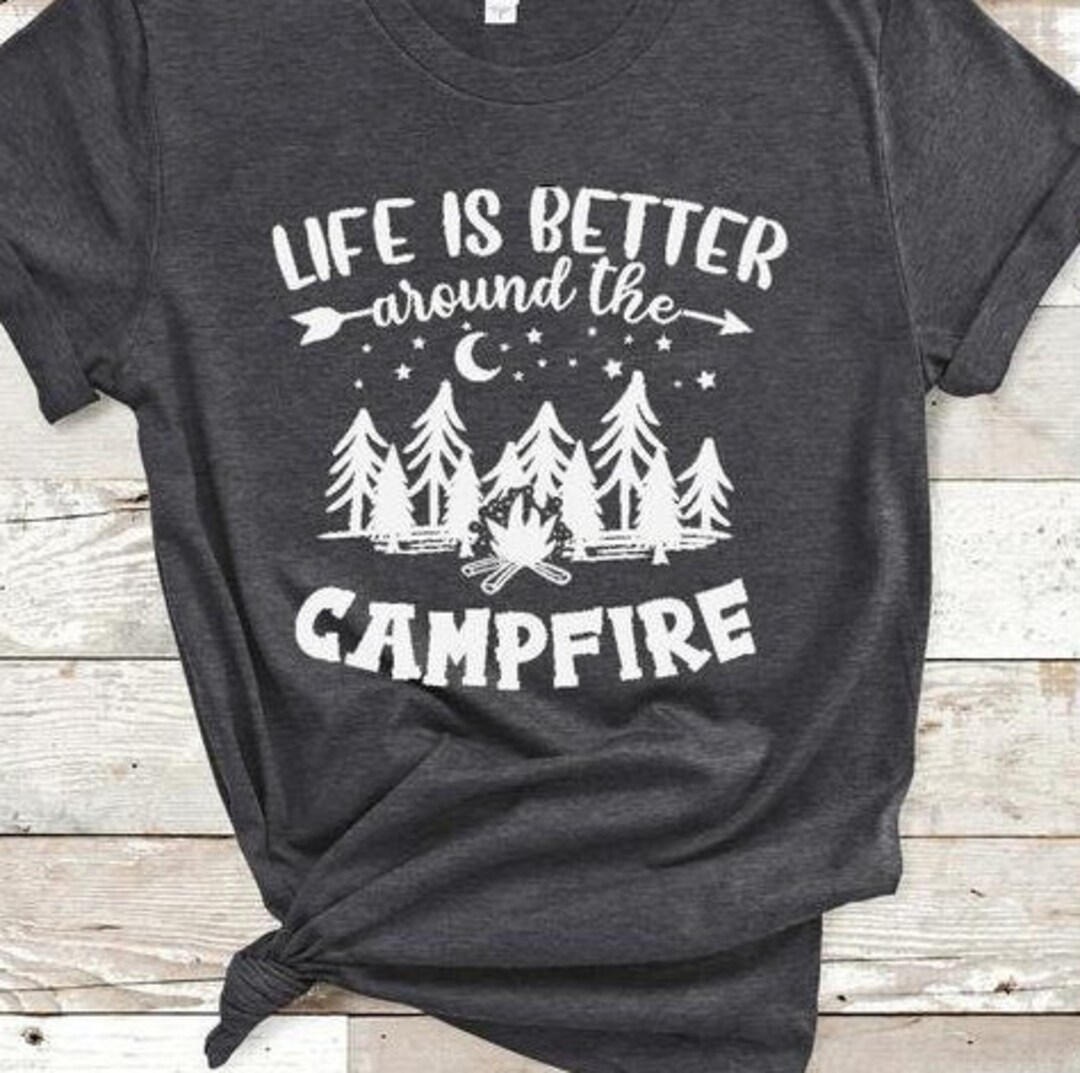 Wheel Spin Addict Men's 'Life Is Better Around A Campfire' Hoodie - Camping Pullover, Unisex Sizing - View #2