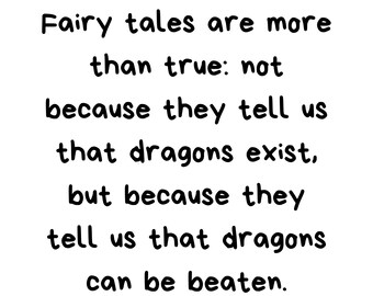 Neil Gaiman - Coraline - Literary Quote - Fairy Tales & Dragons