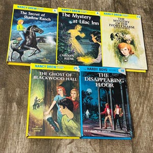 Nancy Drew/ Hardy Boys Mixed Lot Of 5