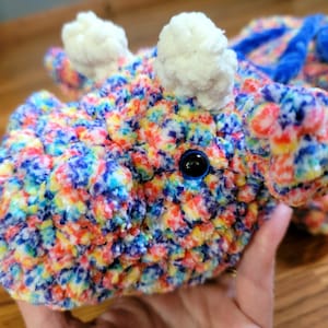 Jumbo Rainbow Dragon Plush