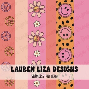 Retro Stripes Seamless File for Fabric Sublimation, Repeat Design, Digital Scrapbook Paper / Surface Pattern