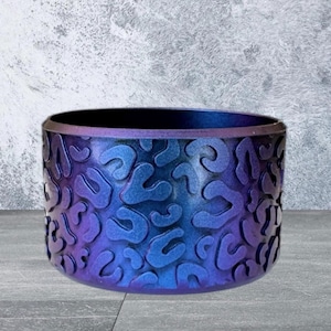 Leopard Tumbler Boot, Chameleon Royal Blue, Shimmer, Tumbler Cover, Tumbler Accessories, Cup Accessory