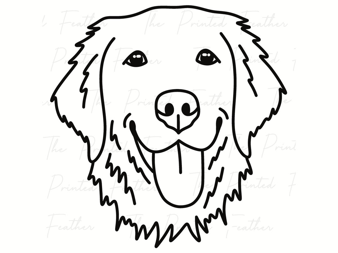 Golden Retriever Mask - Etsy