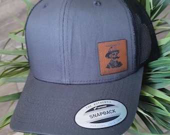 xZealous03x "As Always Stay Safe!"-Leather Patch on Snapback Trucker Hat