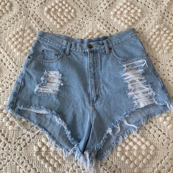 Vintage Denim High Waisted Shorts