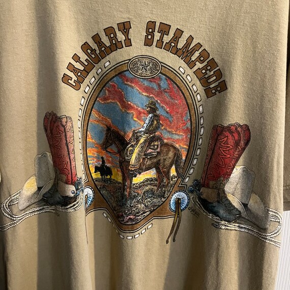 Vintage Cowboy T-Shirt - image 4