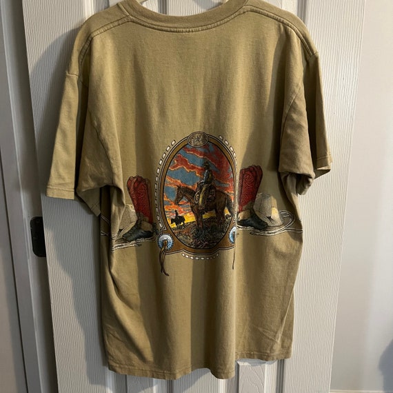 Vintage Cowboy T-Shirt - image 2