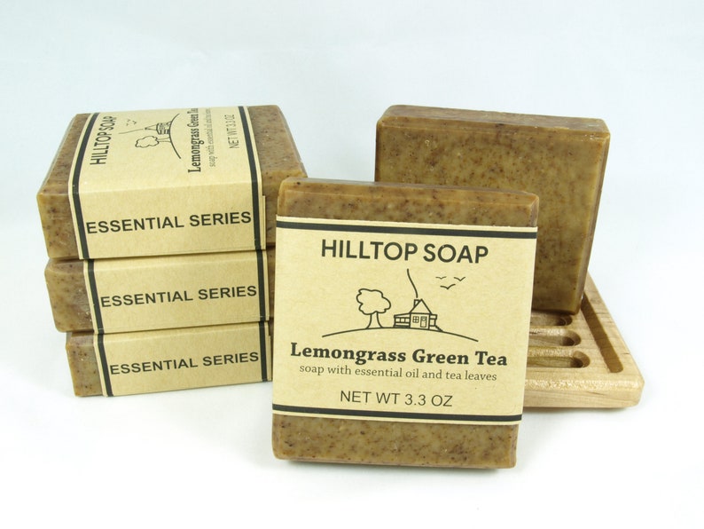 Download Lemongrass Green Tea Bar Soap Essential Series | Etsy