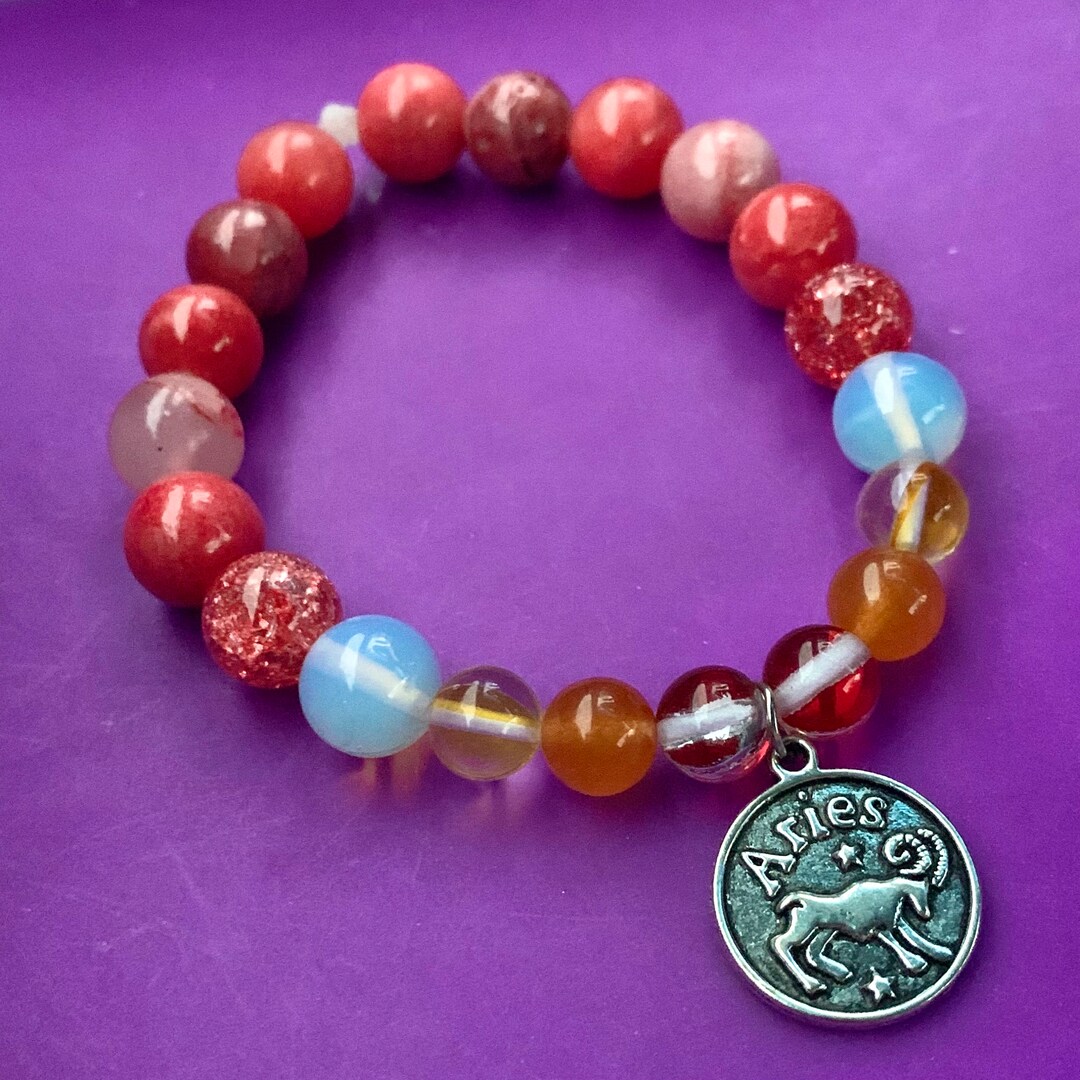 Astrology Zodiac Bracelets Aries Options Etsy
