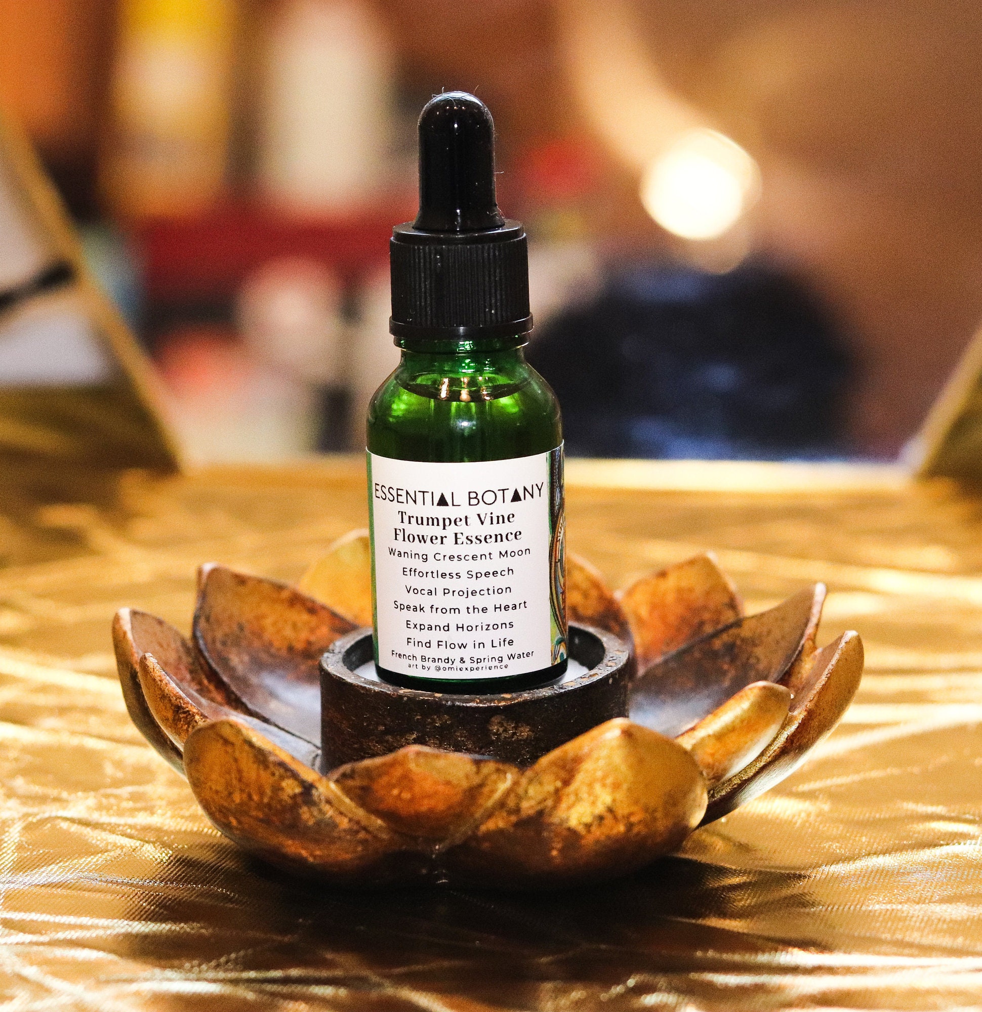 TRUMPET VINE Flower Essence / Flower Essence, Waning Moon, Speak from