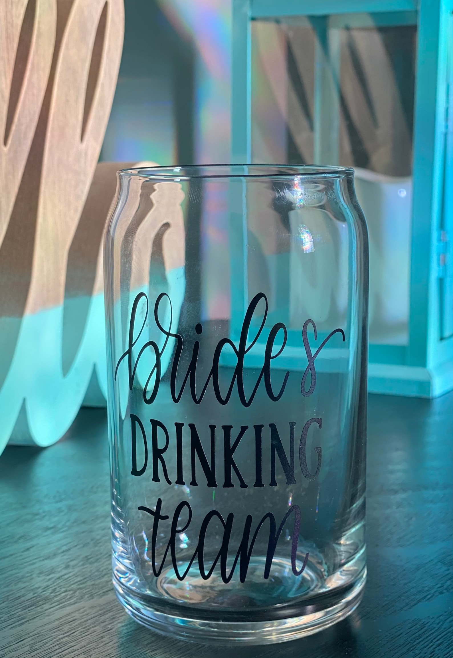 Can Glass / Personalized Pint Glass / Personalized Beer Cup / Etsy