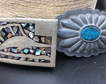 Boucle De Ceinture Vintage Argent Sterling 925 – Fer à Cheval – Mexique