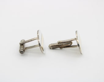 Vintage Tiffany & Co. Cufflinks Sterling Silver and 18kt Yellow