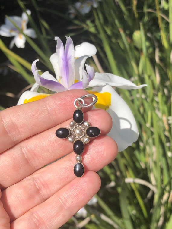 Black onyx crucifix new arrivals