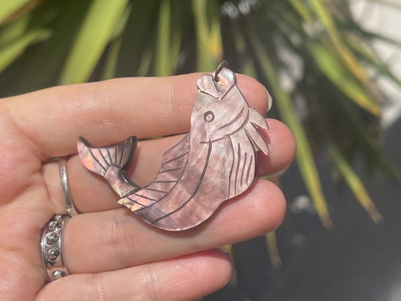 Shell Koi Fish Pendants Shell Koi Fish Pendants