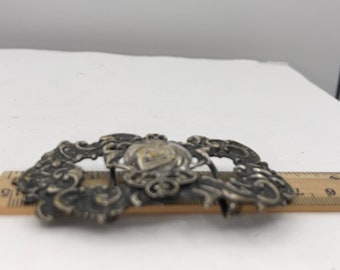 Gorgeous Art Nouveau Antique Ornate Sash? Belt Buckle  display picture 1
