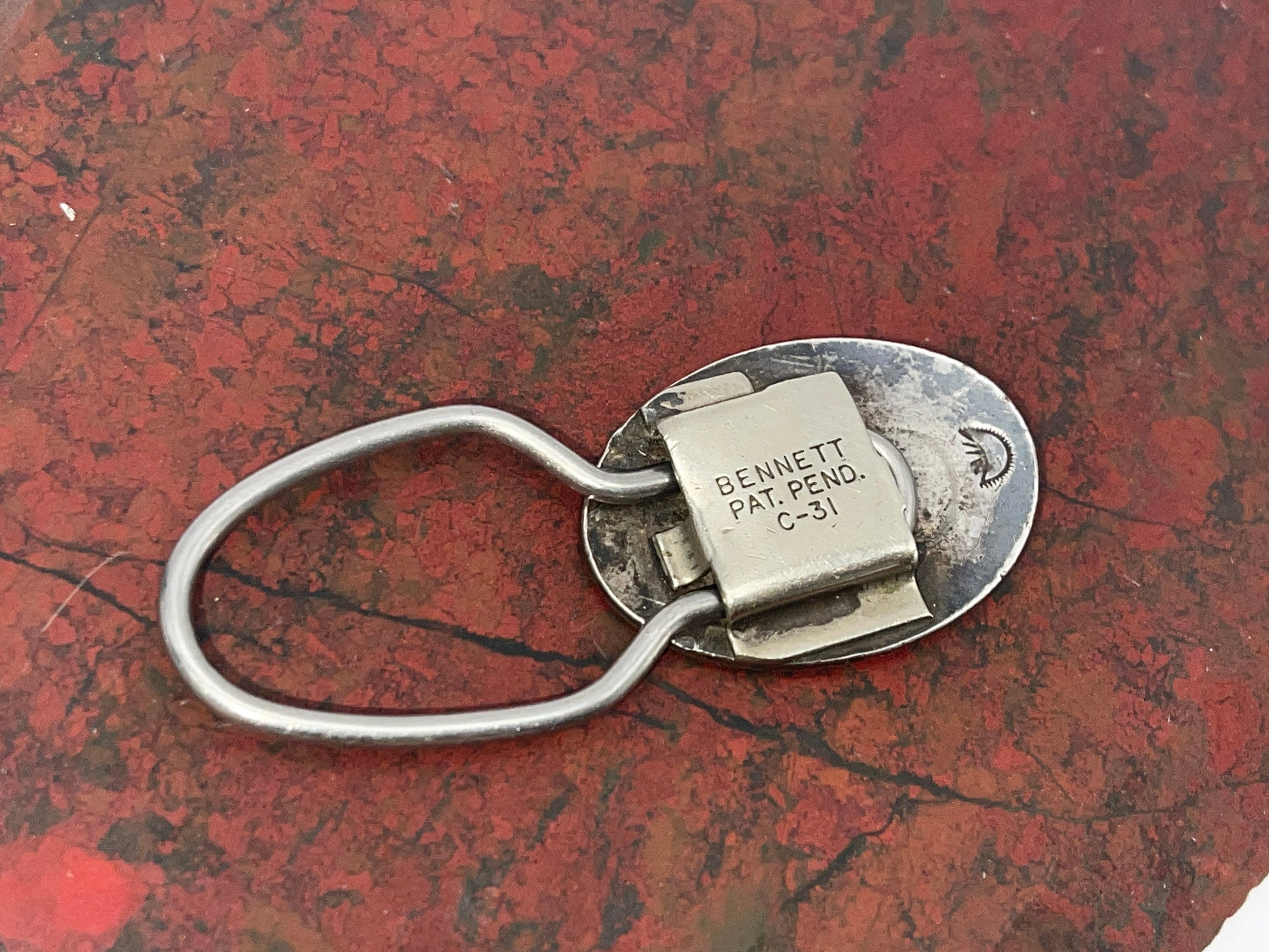 Vintage - Antique Native American Indian Key Chain Holder 