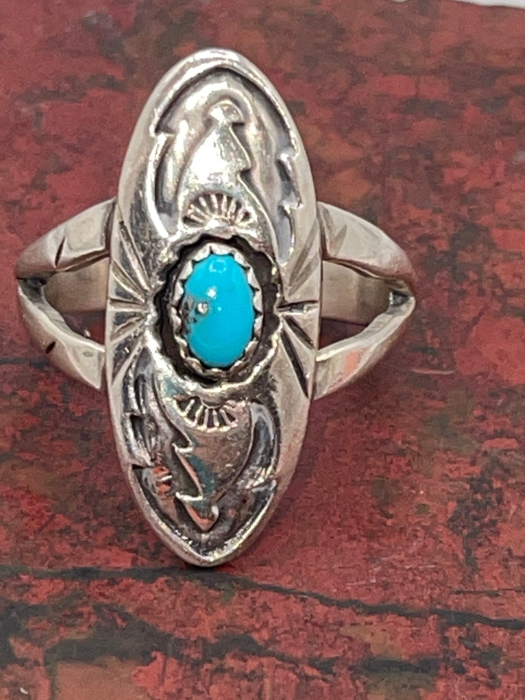 Indigious Nice Rings Beautiful Native American Indian Ring Turquoise Sterling Silver ...