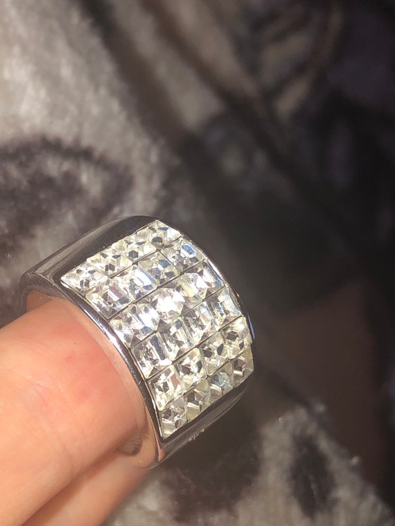 Stunning multi CZ statement ring made your bling … - image 10