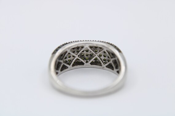 Stunning SJ Green Diamond Pave Setting Ring - By … - image 7