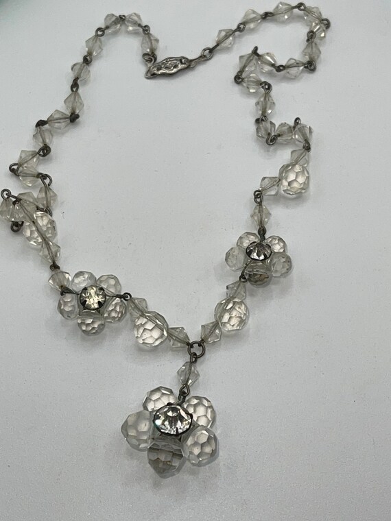 Victorian Antique Faceted Crystal Reversible Neck… - image 3