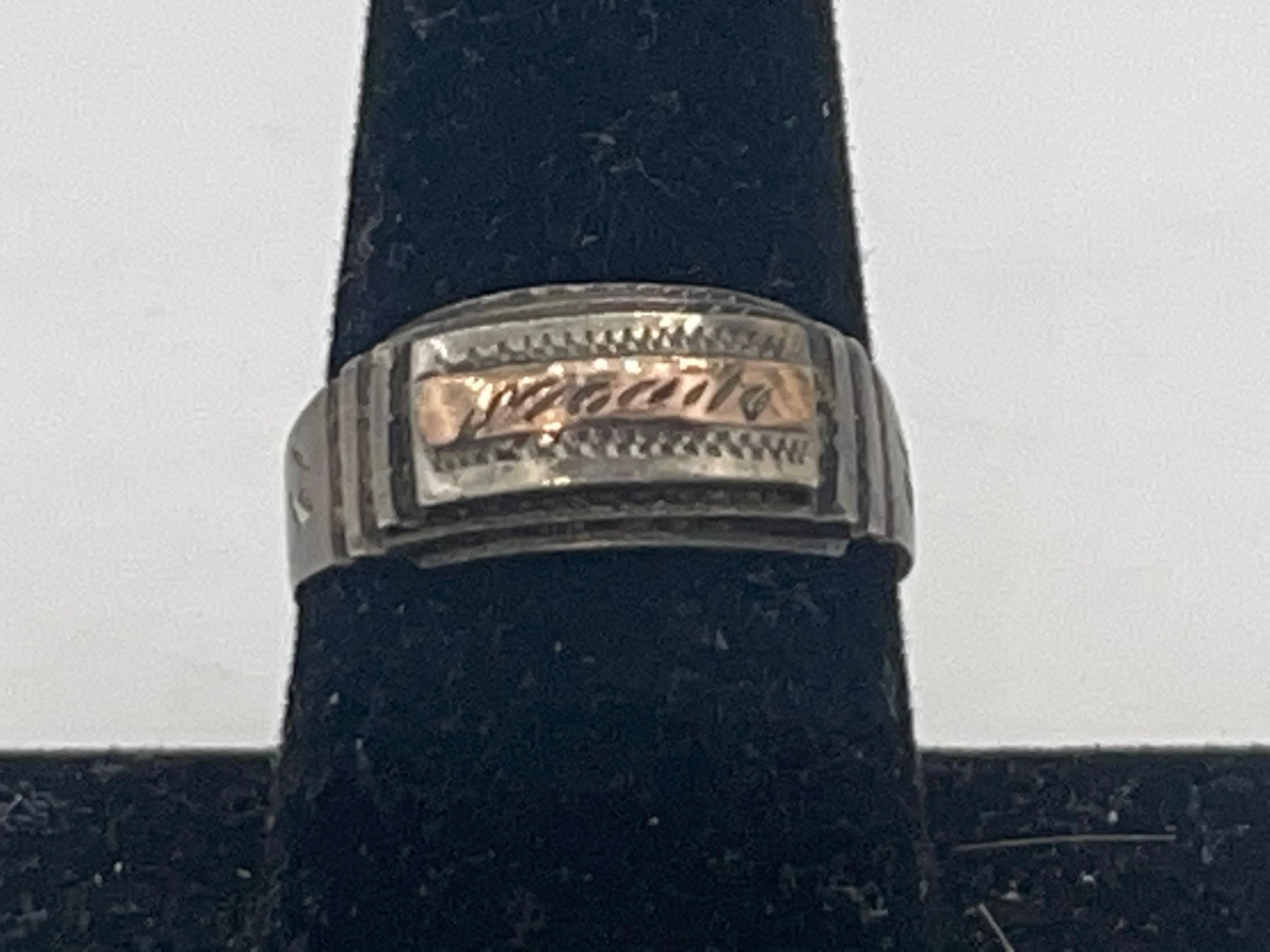 Vintage Antique Ring Manila Pillippines 1946 WW2 World War Vintage Antique Ring Manila Pillippines 1946 WW2 World War