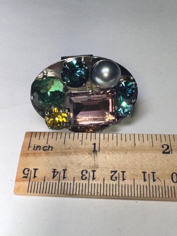 Philippe Ferrandis Paris Crystal Cocktail Ring: F… - image 10