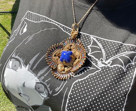 アクセサリー CASTLECLIFF VINTAGE NECKLACES PRE-COLUMBIAN MEDALLION NECKLACE// KJL // CASTLECLIFF