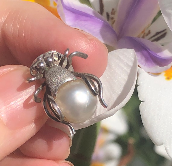 Unique Vintage Southwestern Sterling Silver Spider Pin Old Unique Vintage Southwestern Sterling Silver Spider Pin Old