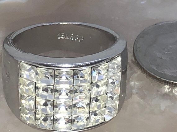 Stunning multi CZ statement ring made your bling … - image 9