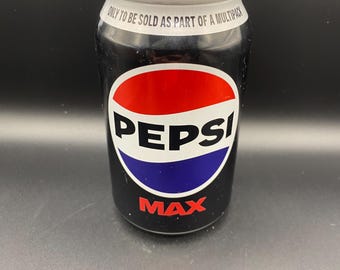 Upcycled Pepsi Max* Can Candle: Handcrafted Cola Cube Scented Soy Wax