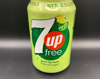 Upcycled 7up* Can Candle: Handcut Soy Wax, Lemon Lime Scent