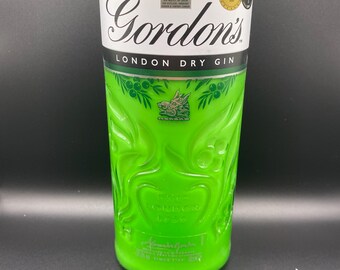 Upcycled Gordon’s* Gin bottle crafted into a soy wax candle. Fragranced with gin & tonic.