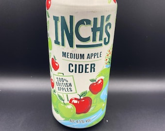 Upcycled Inch’s* Cider Can Candle: Handcut Apple Scented Soy Wax