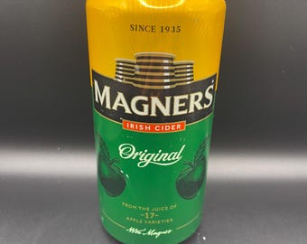 Upcycled Magners* Cider Can Candle: Handcut Soy Wax, Apple Scent