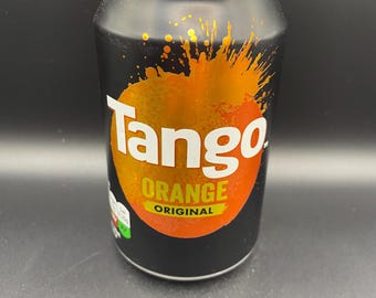 Upcycled Tango* Orange Can Soy Wax Candle