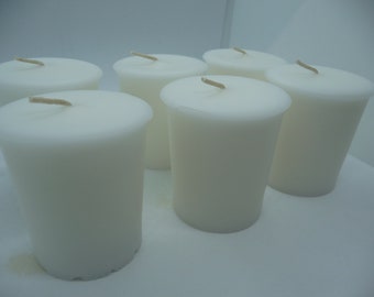 Candle Votive Unscented, Pack Of 6