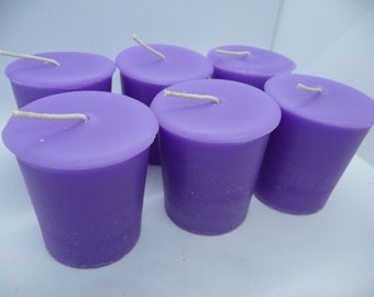 Candle Votive Scent Lilac, Pack Of 6