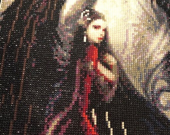 Finished Dark Angel Diamond Painting