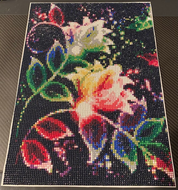 Finished Flower Diamond Painting 